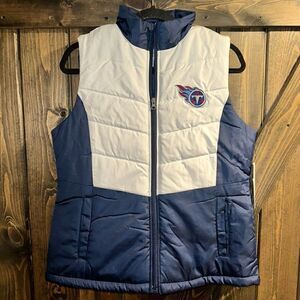 NWT NFL Team Apparel Titans Puffer Vest